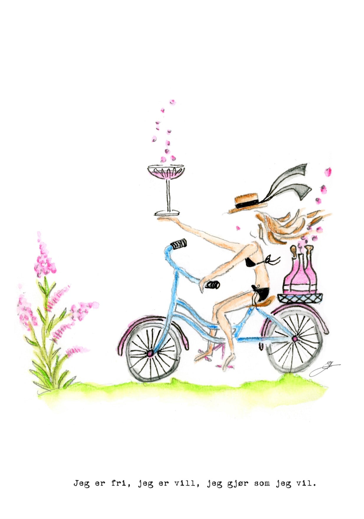 "Rosé-serien" motiv 6