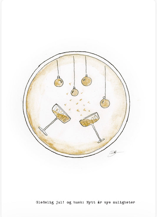 jule-kolleksjon, julekule med bobler