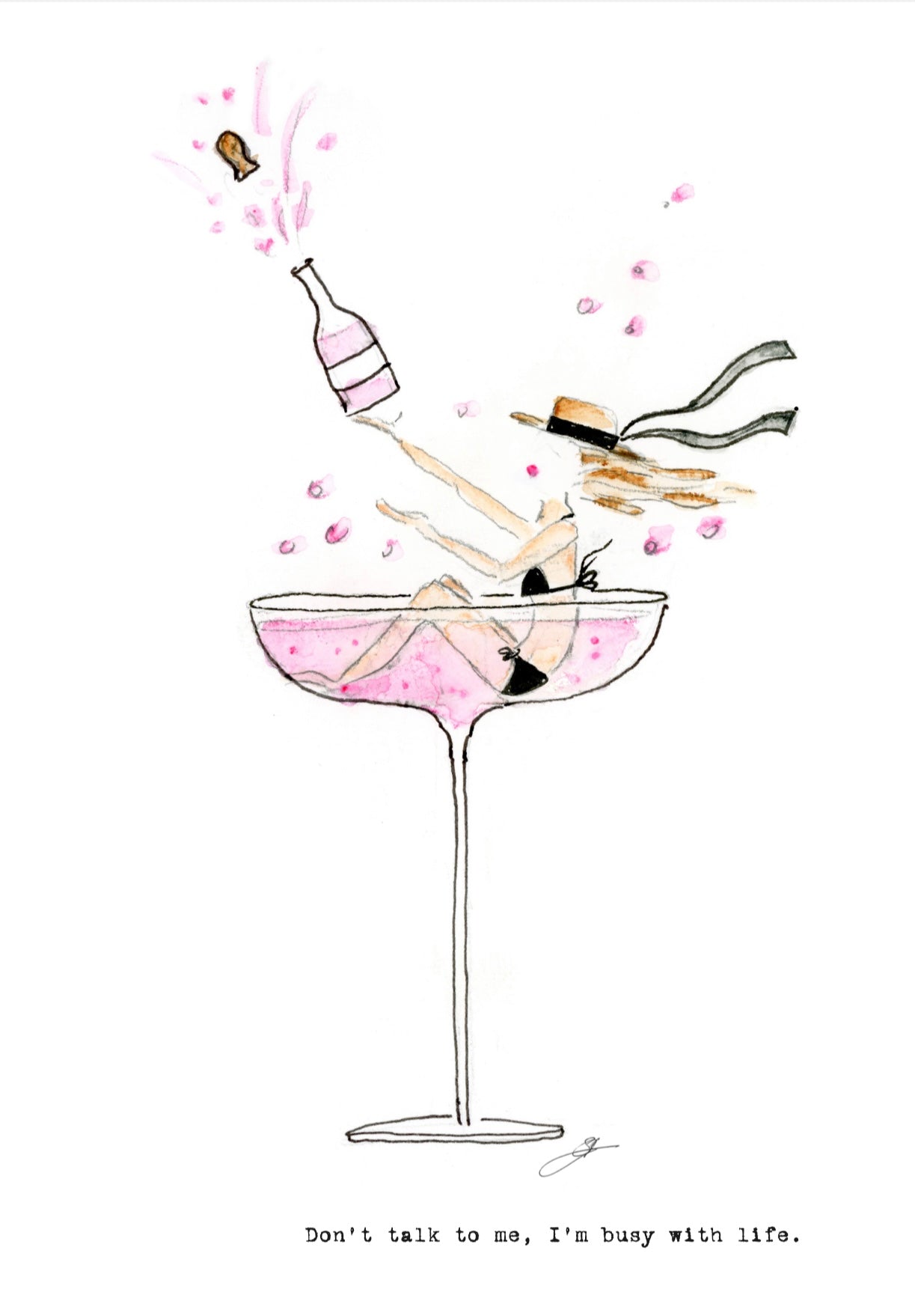 1 pk. á 7 motiver "Rosé-serien"